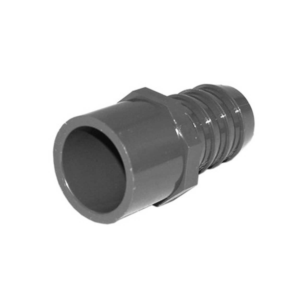 PVC Insert Fitting Adapter - 1"SP x 1" Barb