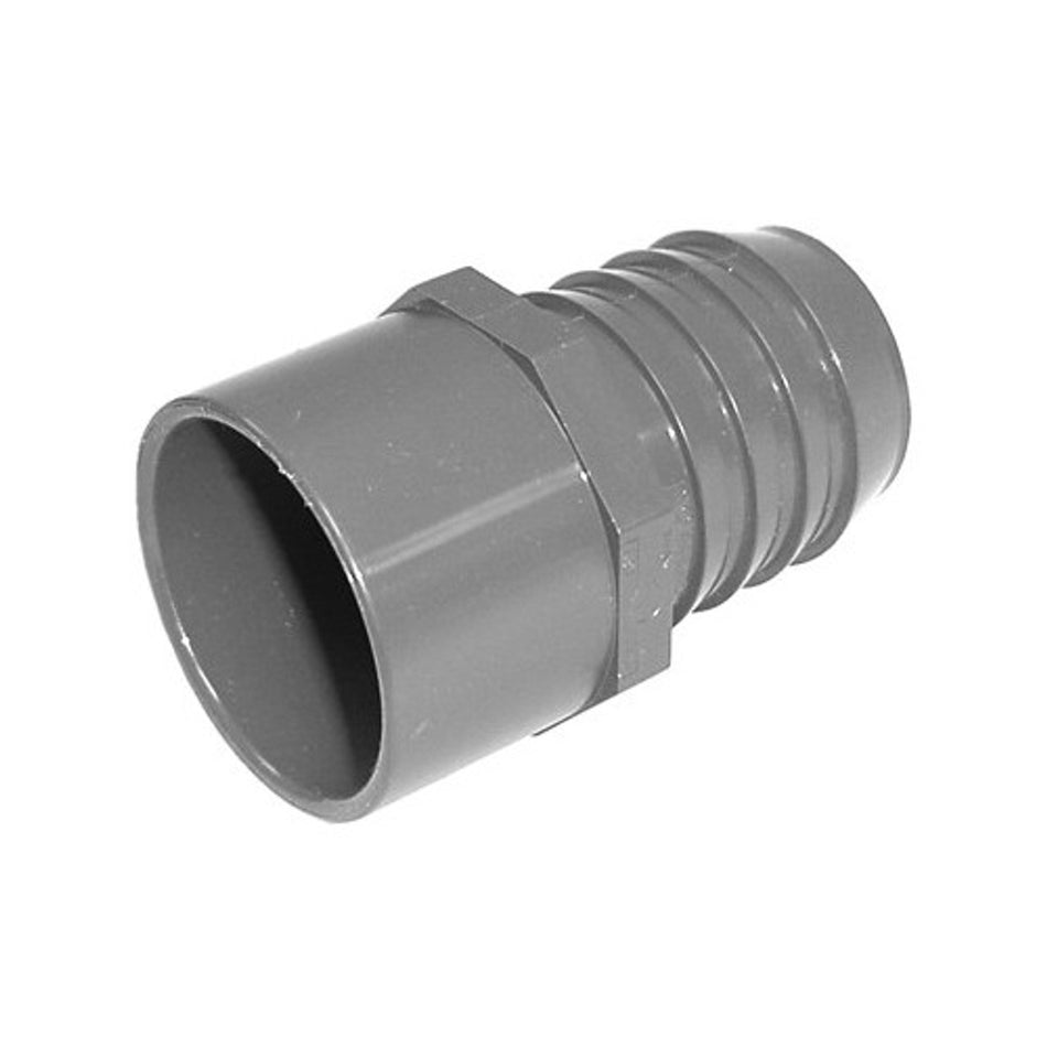 PVC Insert Fitting Adapter - 1-1/2"SP x 1-1/2" Barb