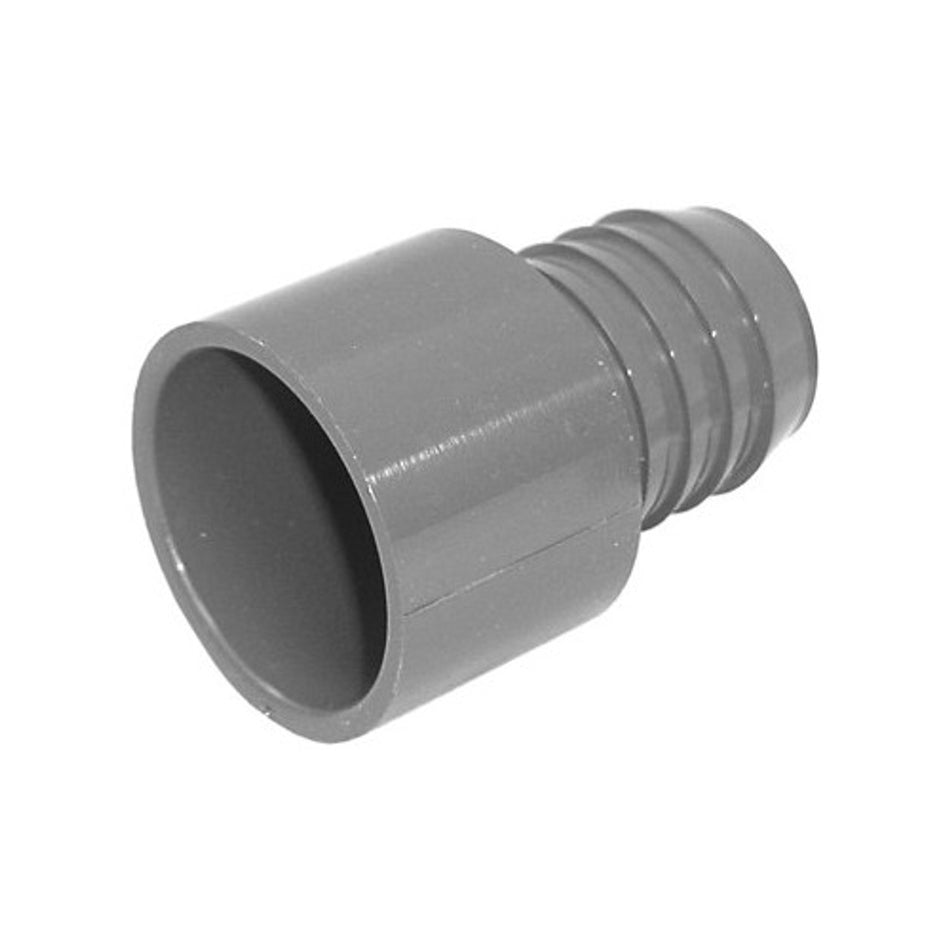 PVC Insert Fitting Adapter - 1-1/2" Barb x 1-1/2" Slip