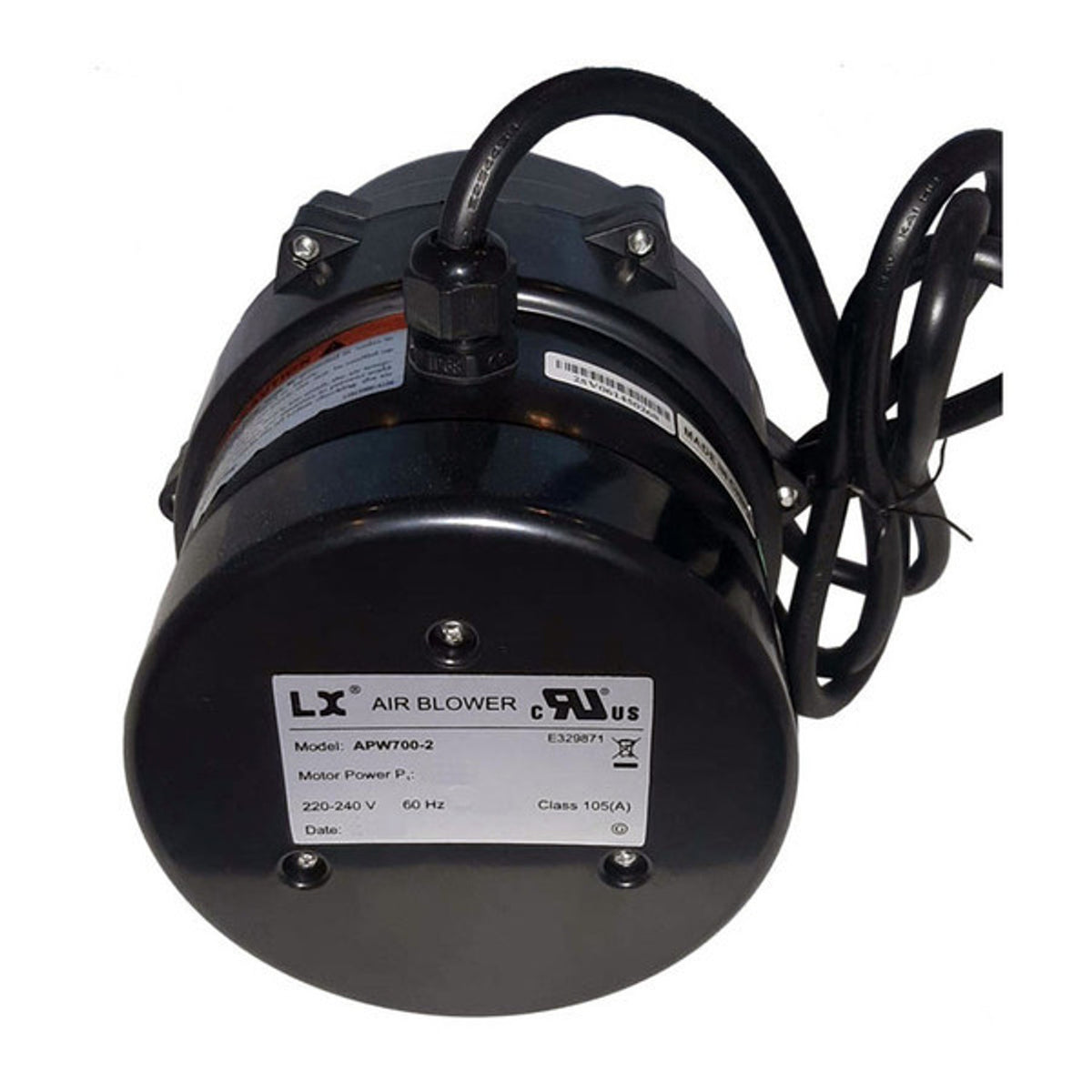 Hot Tub Air Blower 240V, 1.8 Amps