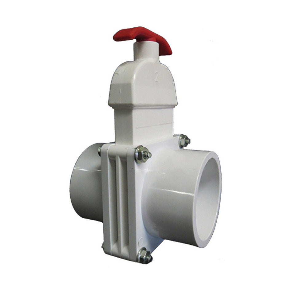 Knife valve 2" SxS, Multi-Piece