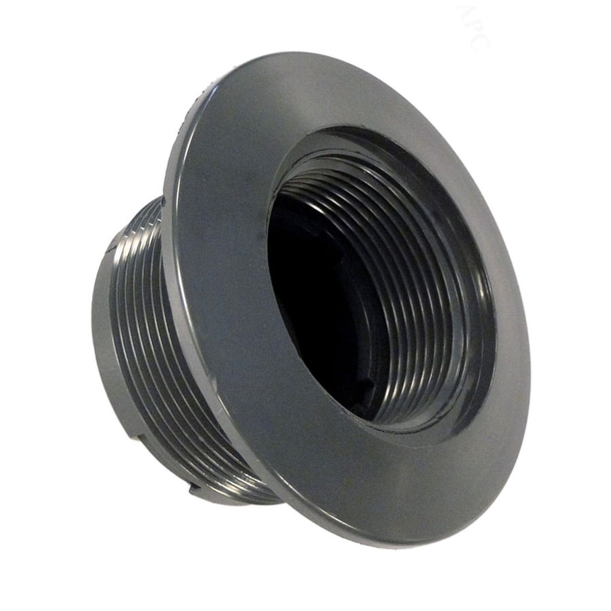 Waterway Return Wall Fitting, 1.5" FPT, Dark Gray