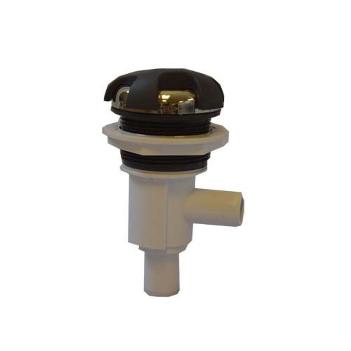 CMP On/Off Crown Style Valve - Graphite Grey/Stainless Steel 