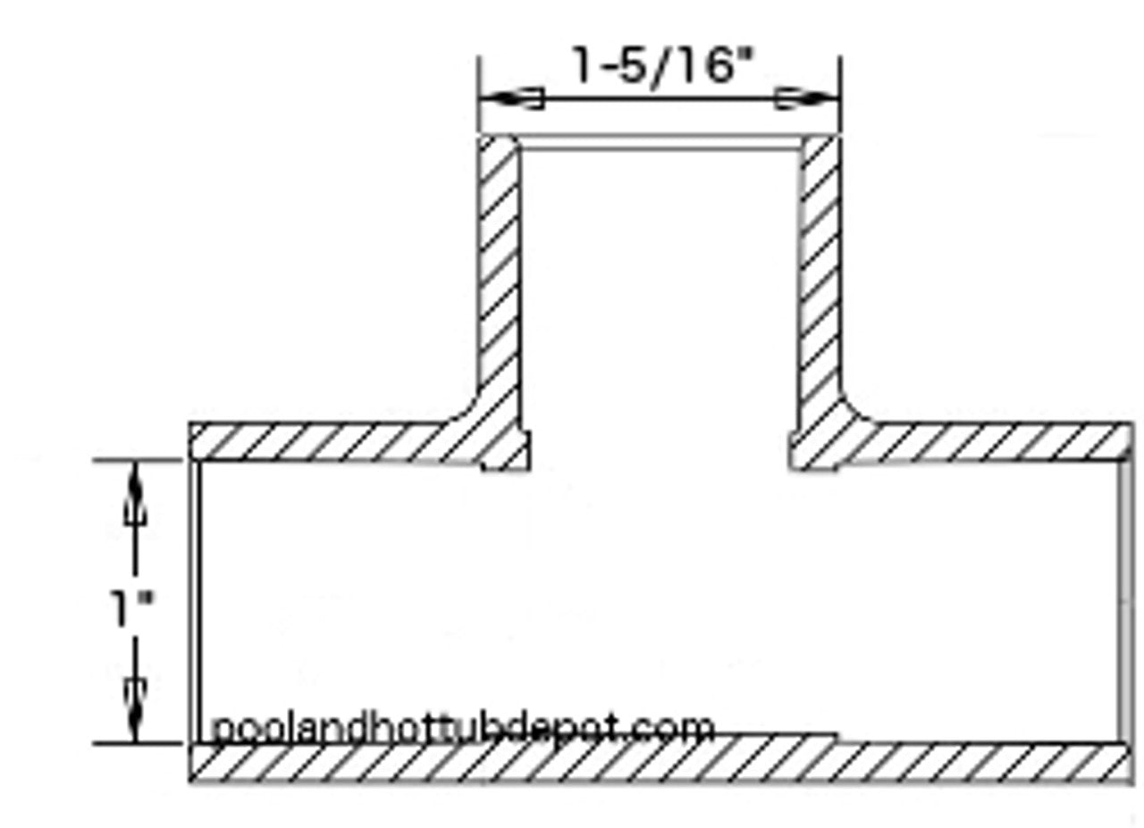 PVC TEE 3/4"