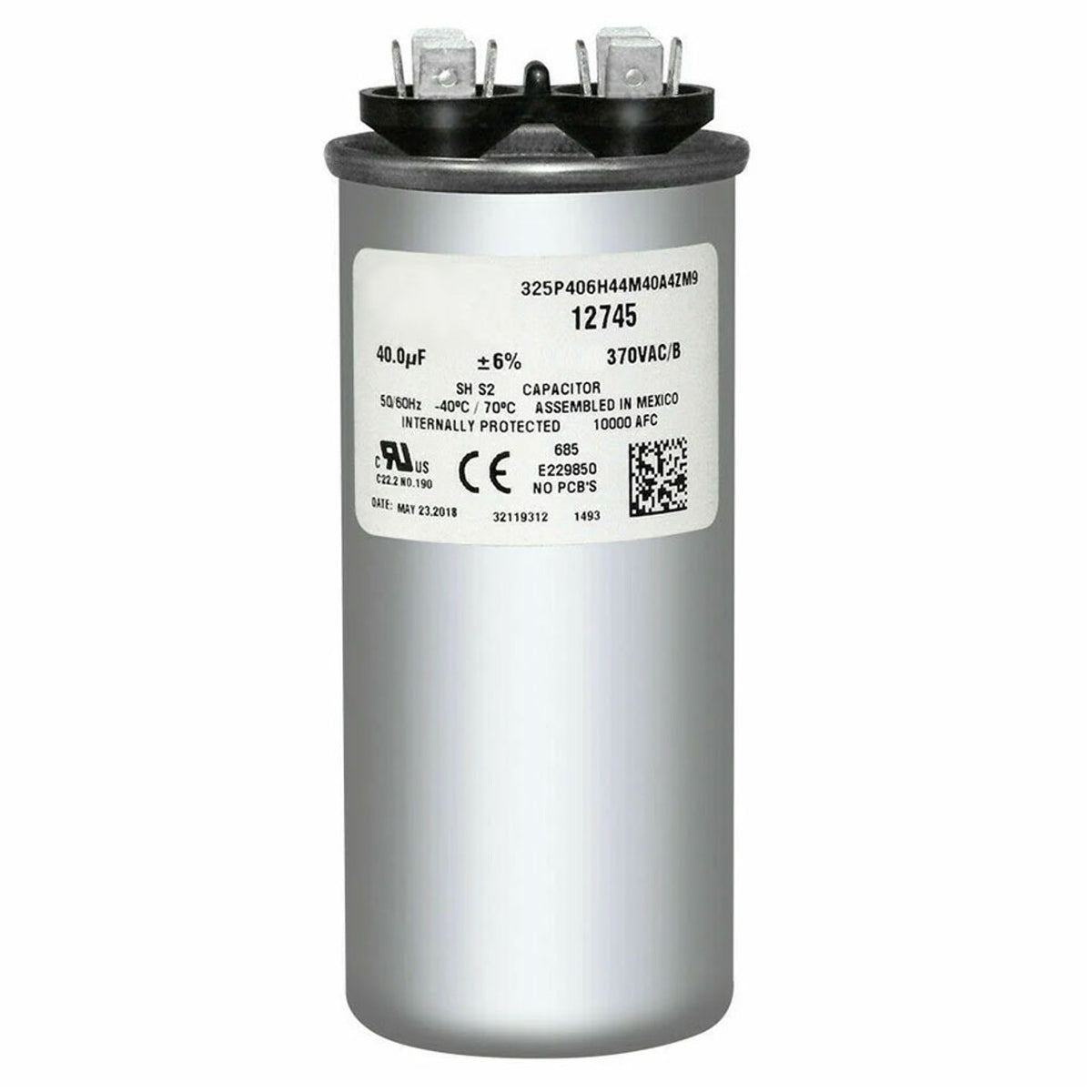40uF 370VAC spa pump capacitor