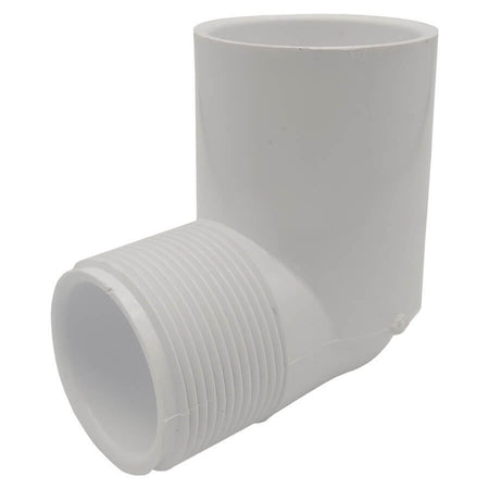 PVC Street Elbow - 1-1/2" Slip x 1-1/2" MPT Thread