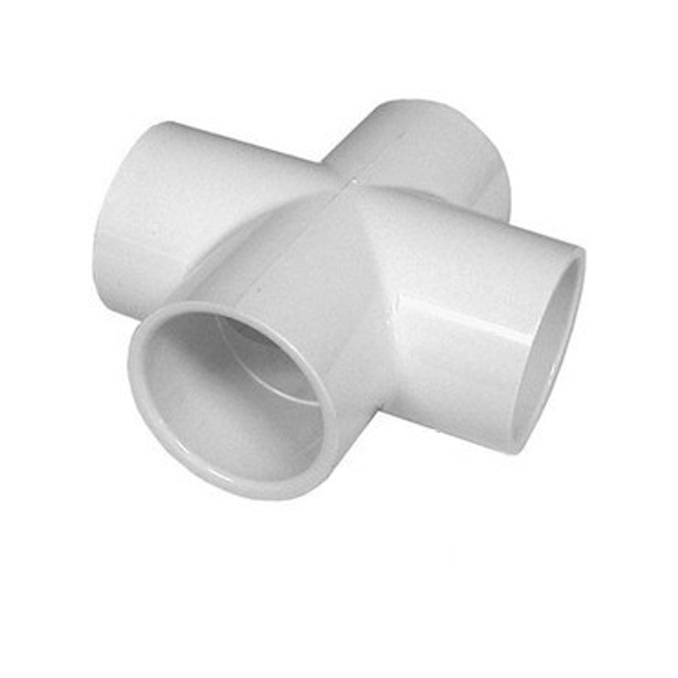 PVC Plumbing Cross - 1-1/2" Slip (All Sides)