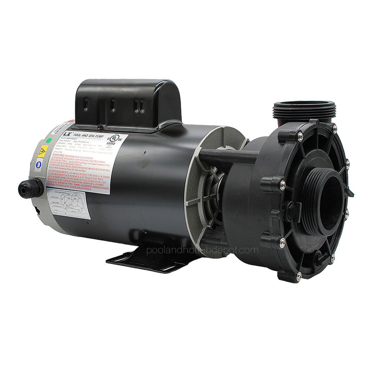 LX hot tub pump, 2 speed, 220-240 volts