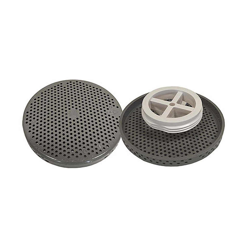 Low Profile thread in suction/drain cover