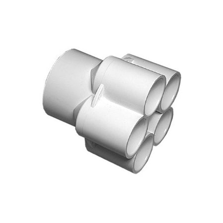 Waterway Manifold 2" S x (5) 1" S Ports
