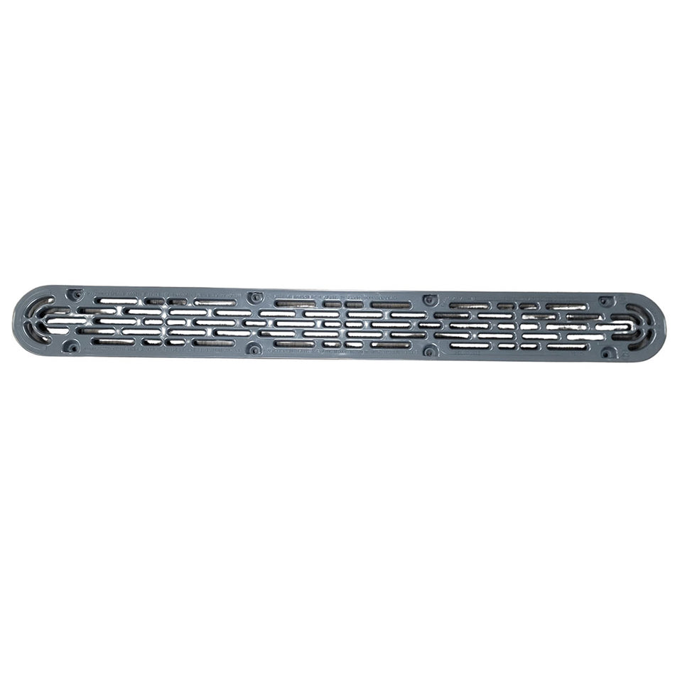 Channel Drain Flat Grate 32", Black