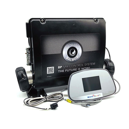 Balboa BP7 bundle with the SpaTouch1 colour touch screen topside control