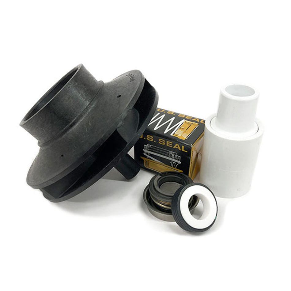 Coast Spas Yellow Waterway pump seal and impeller kit