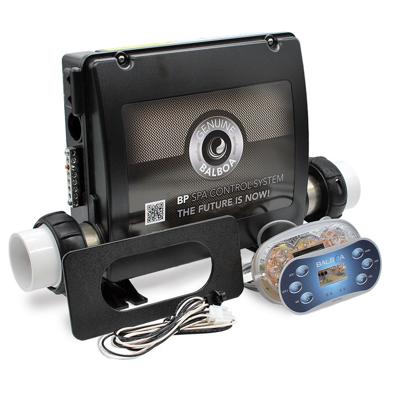 Balboa BP7 with TP600 bundle including control system and components for hot tub installation.