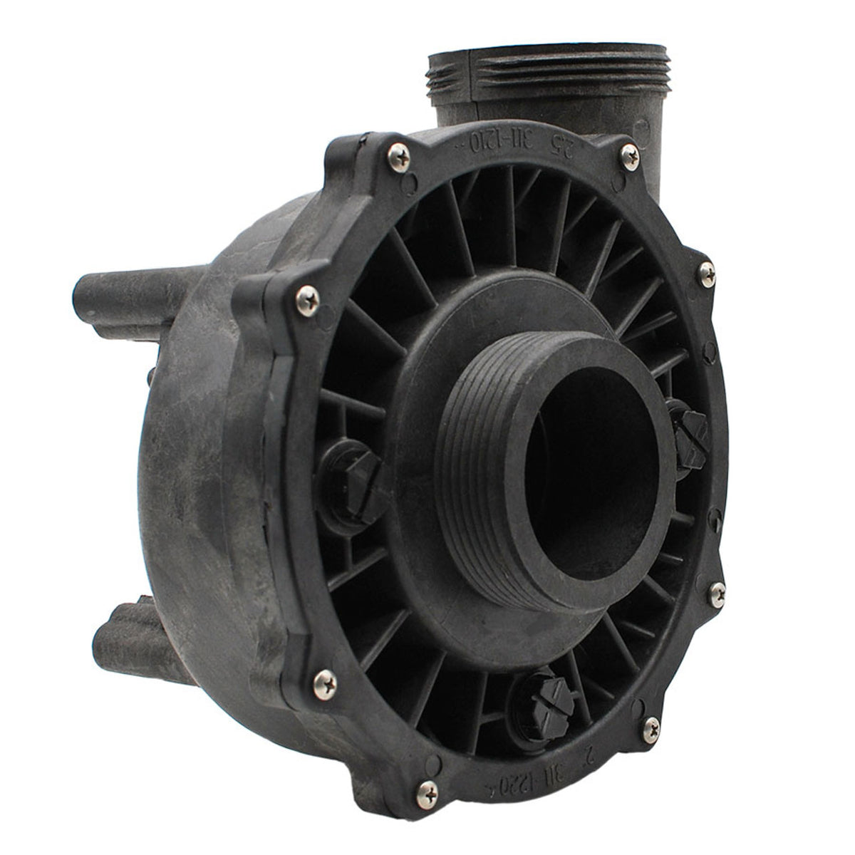 Waterway Executive 48, 5hp Spa Pump Wet End, 2" In 2" out