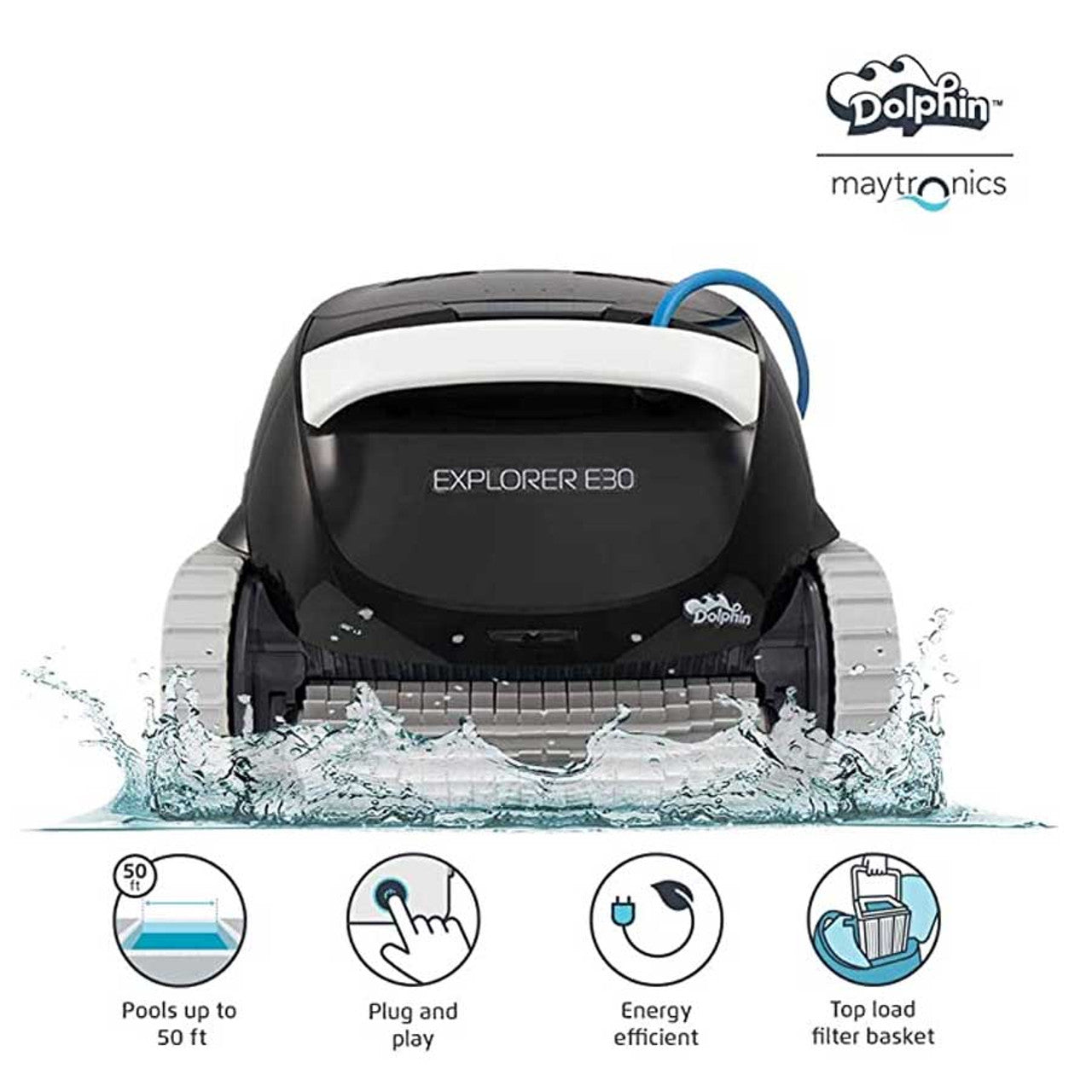 Dolphin Explorer E30 Robotic Pool Cleaner