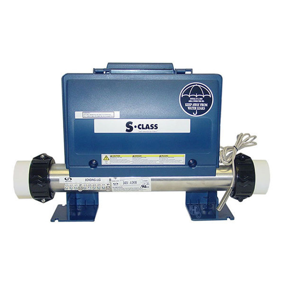 Gecko S Class spa control pack, 4kw heater, 2 pumps + circ pump, blower, AMP plugs