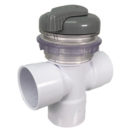 Hot tub diverter valve, 2" ports