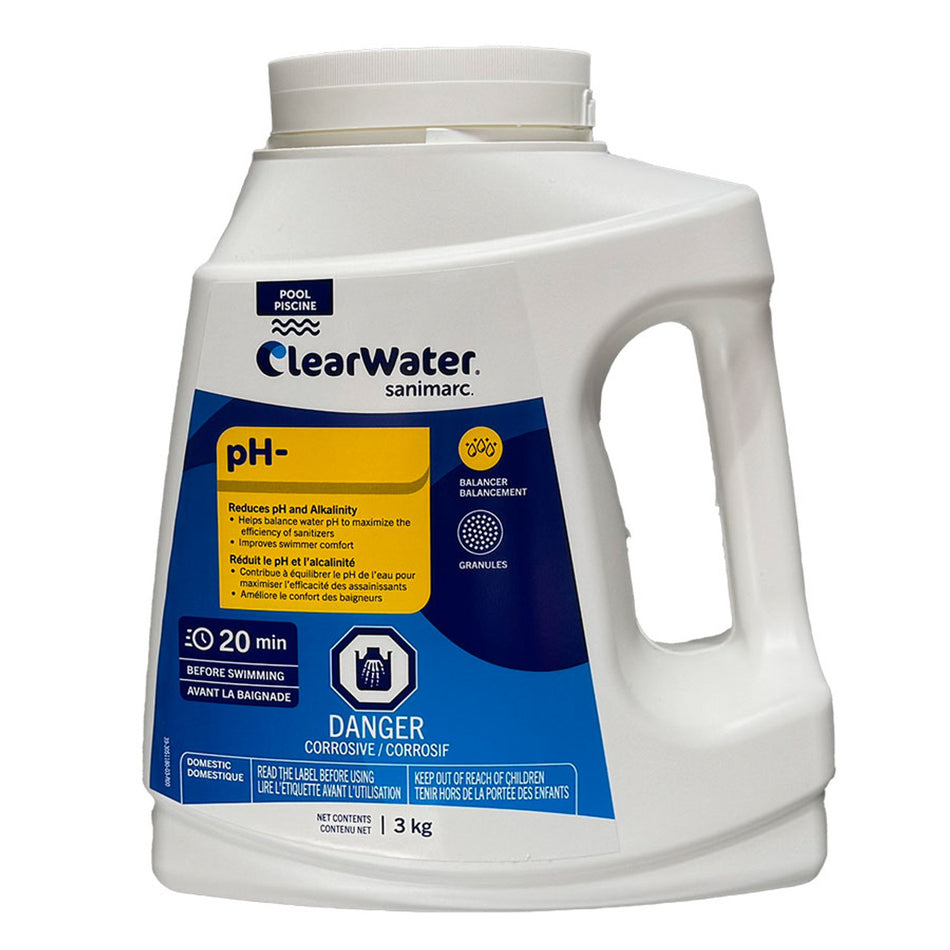 Clearwater Pool - pH Down - 3kg
