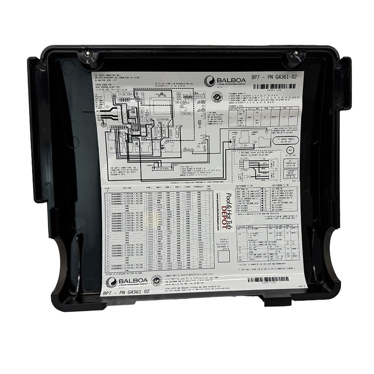 Balboa BP7 replacement spa pack for Canadian Spas BP501 systems