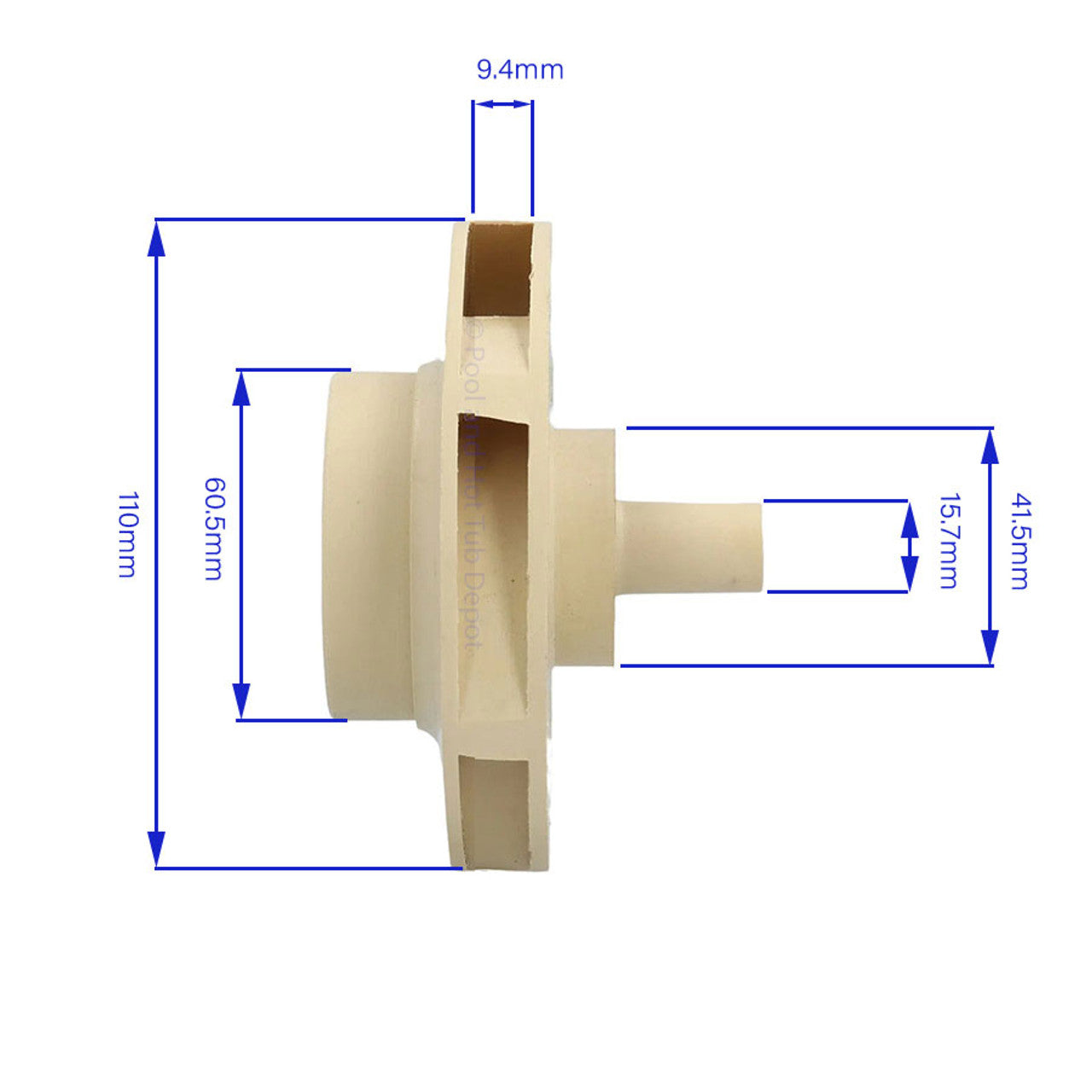 LX Pump impeller 3.5HP 56WUA350