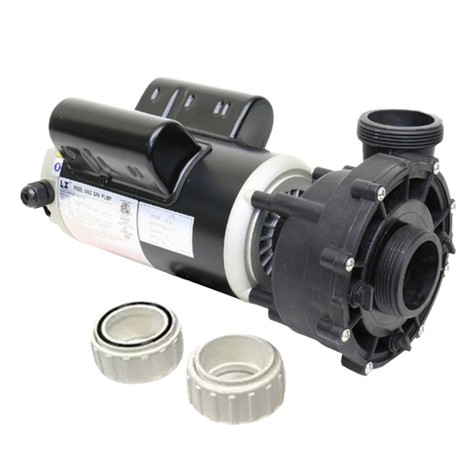 LX Hot Tub Pump 1.5HP, 2" In/Out No Feet