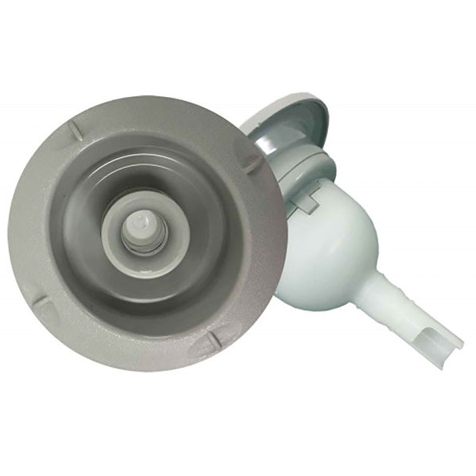 Marquis jet with silver grey oval face