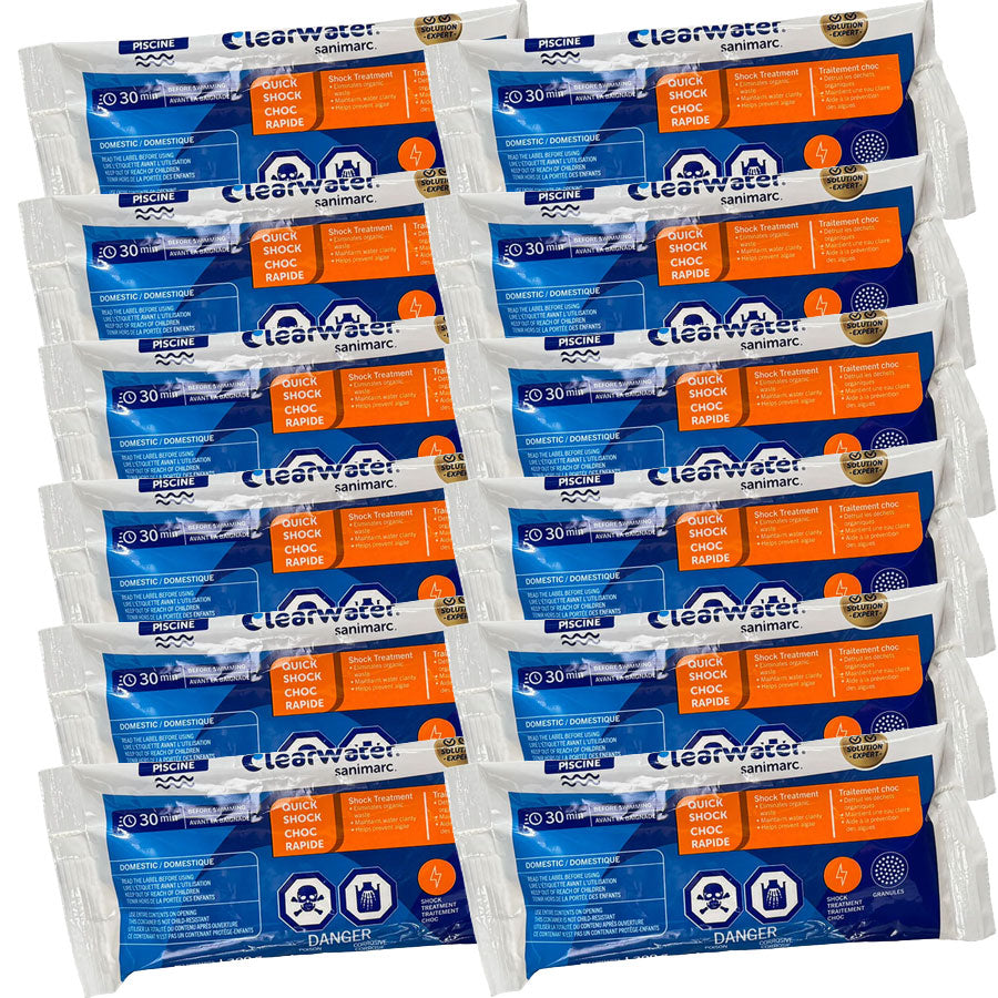 Pool Quick Shock, 12 x 300g Packets