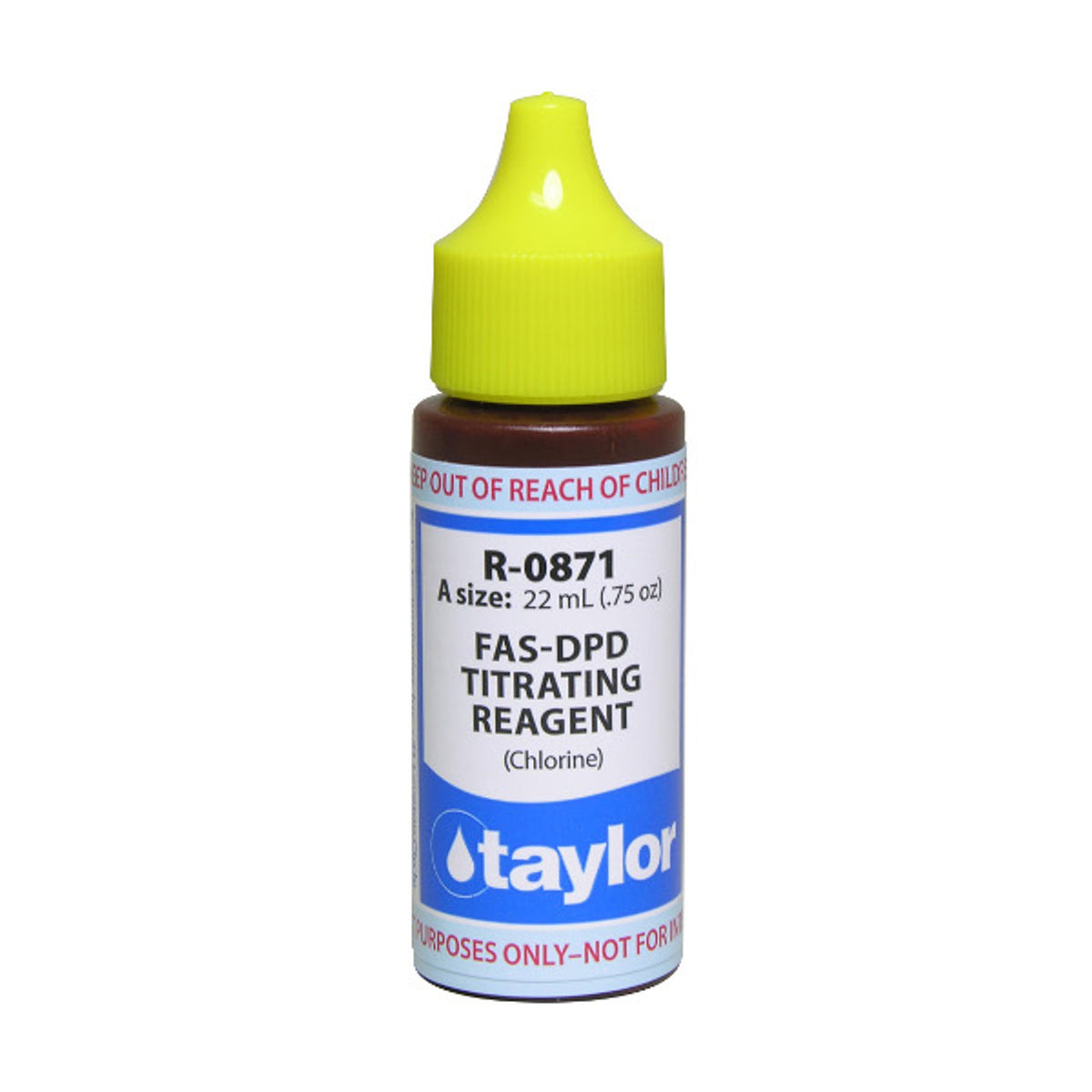 Taylor R-0871-C FAS-DPD Titrating Chlorine Reagent 2oz