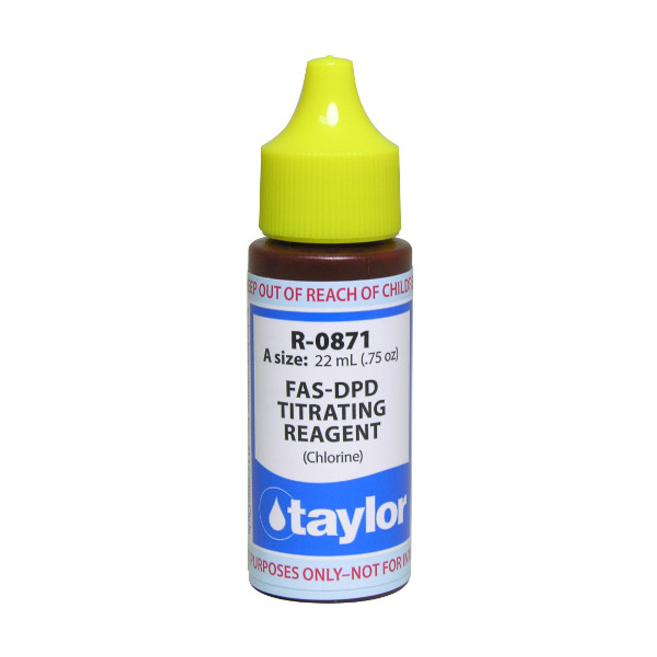 Taylor R-0871-C FAS-DPD Titrating Chlorine Reagent 2oz