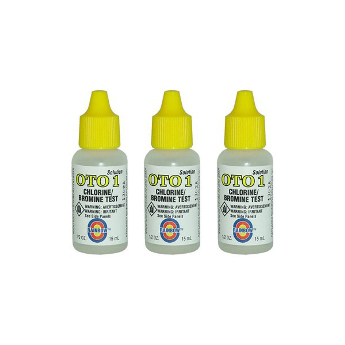 Value Pack - 3x OTO Yellow Test Reagent (1/2oz.)