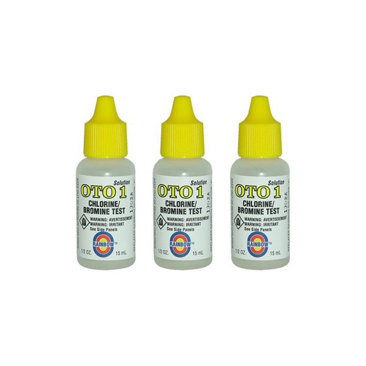 Value Pack - 3x OTO Yellow Test Reagent (1/2oz.)