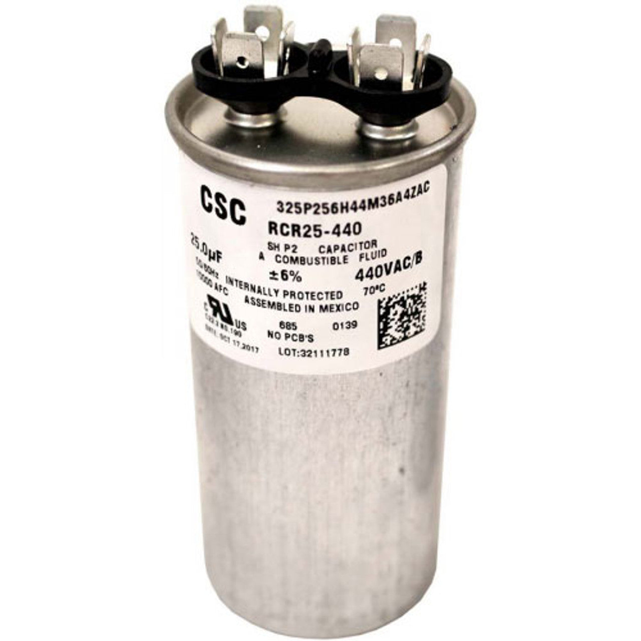 uF25.0 440VAV spa pump capacitor