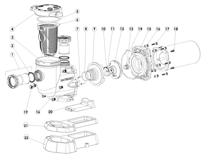 Hayward Strainer Housing /w Drain Plug