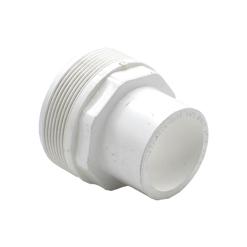Sta-Rite 1.5" Male Slip & MPT Adaptor 