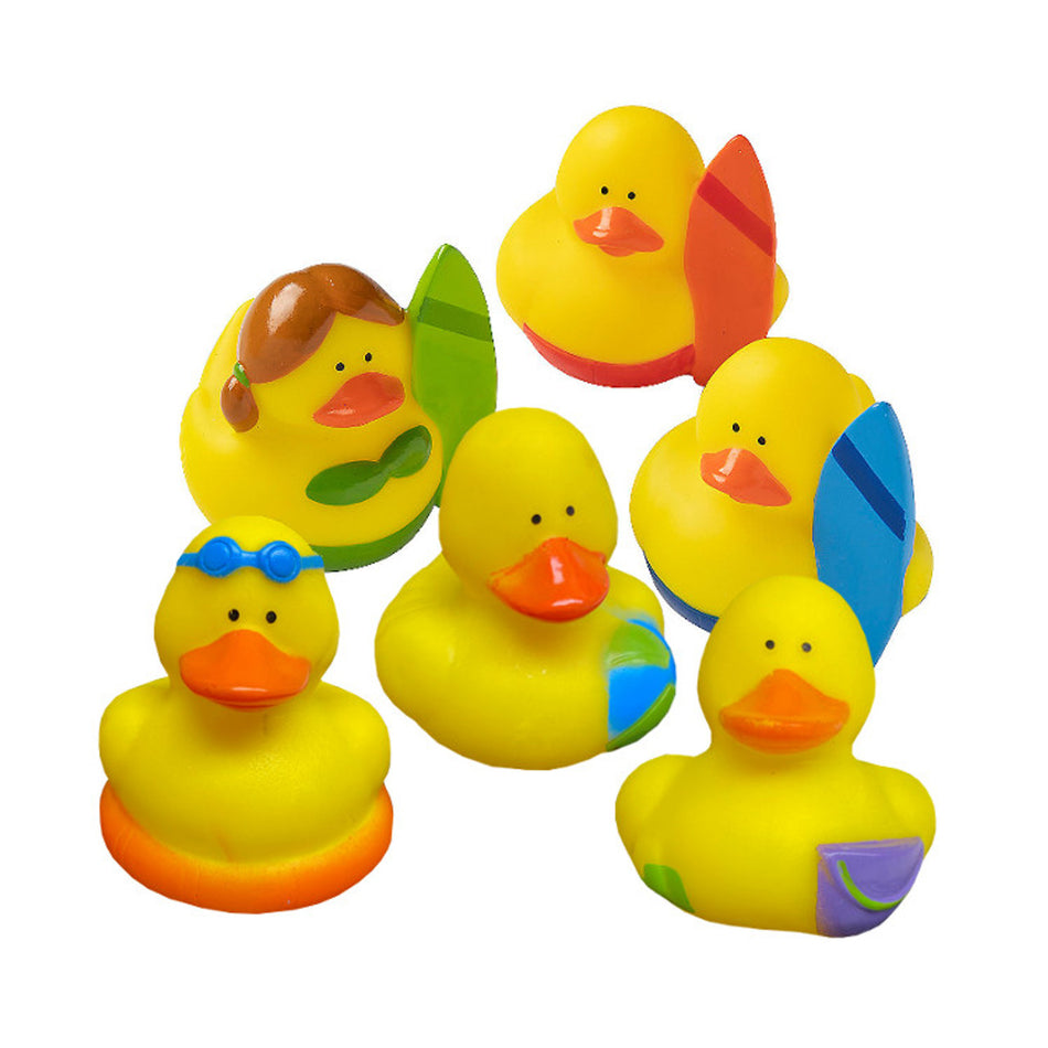 Beachgoer Mini Rubber Duck