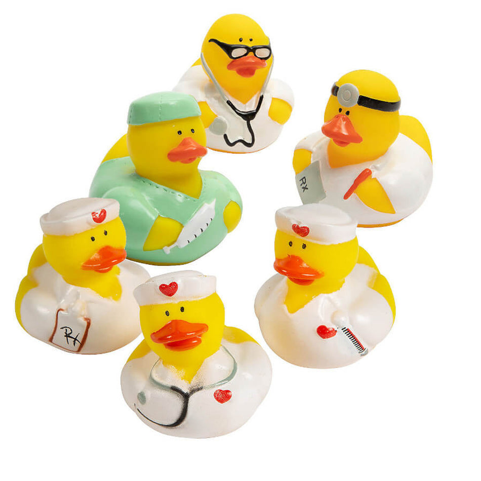 Doctor and Nurse Worker Mini Rubber Ducks