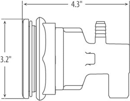 Waterway Poly Storm Jet Body 228-0410 (Threaded)