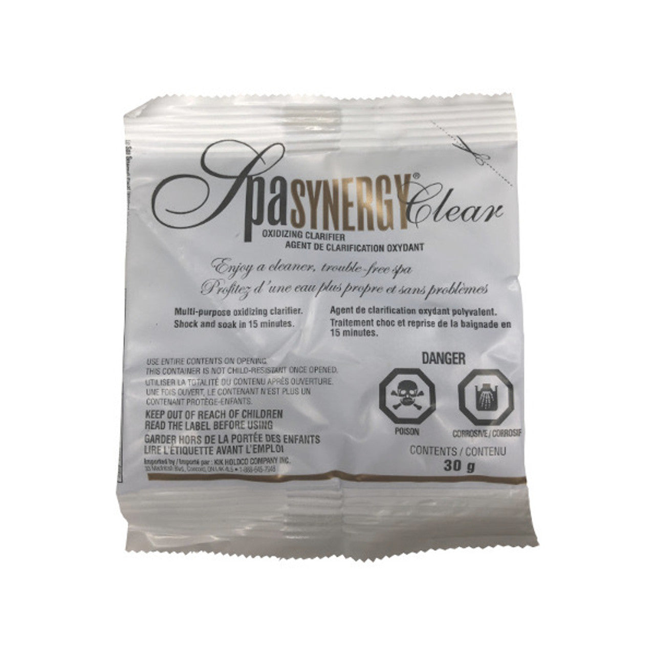 SpaSynergy Clear 30g packets
