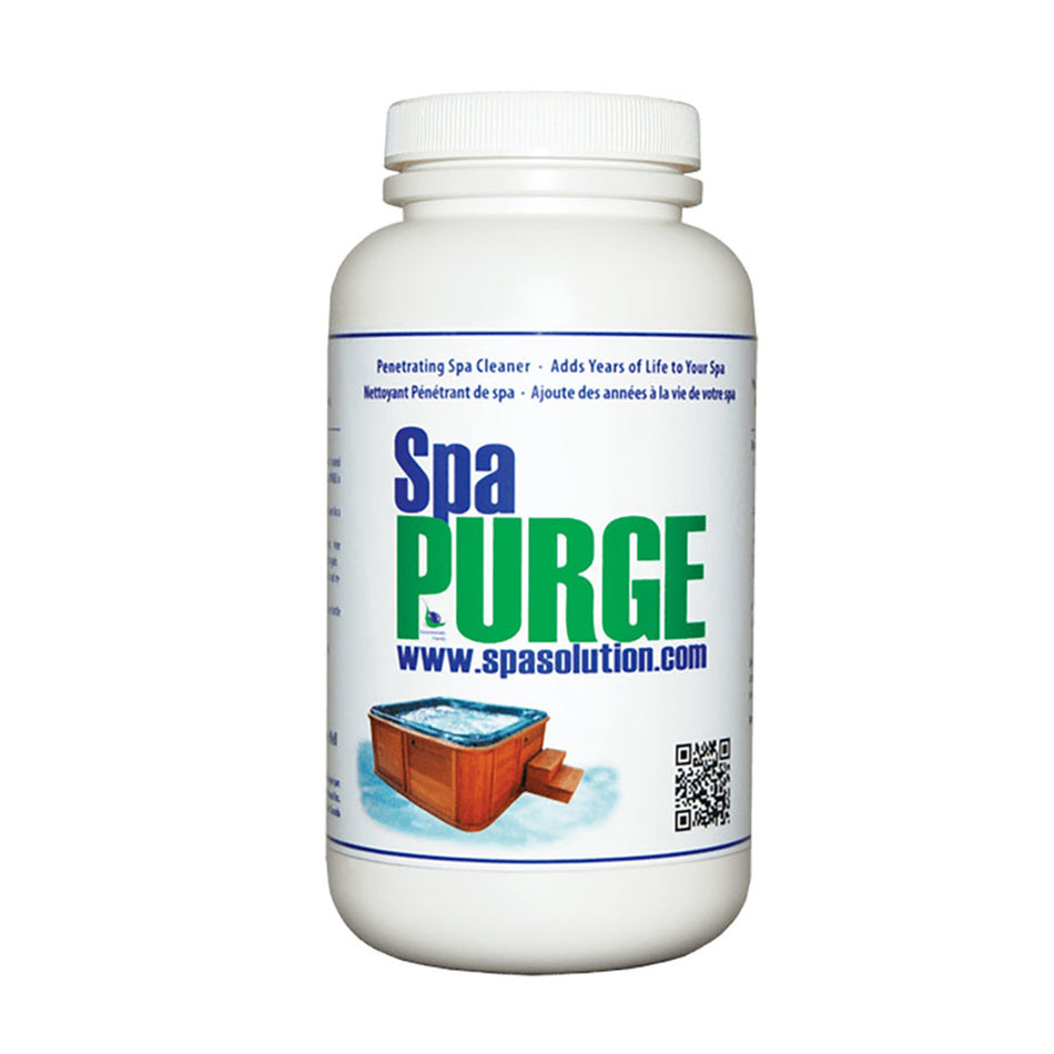 An enzyme-based hot tub cleaning product