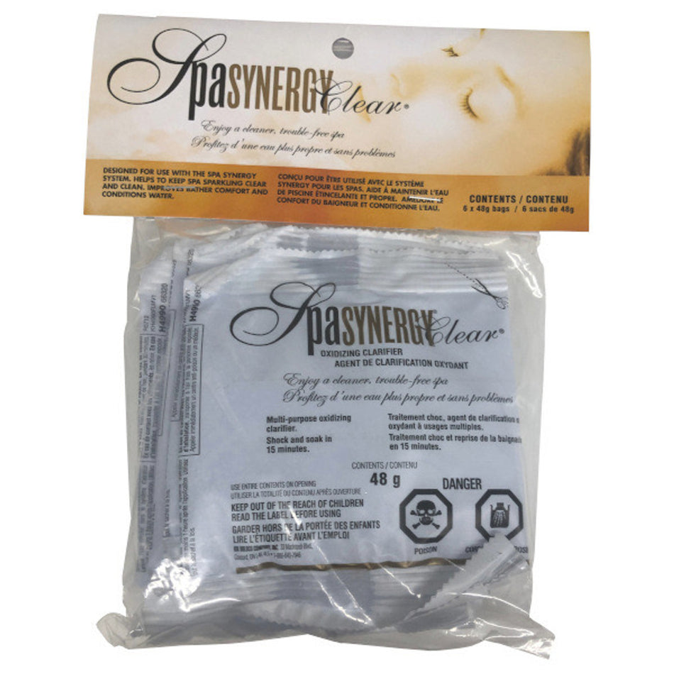 SpaSynergy Clear 48g Packets - 6 Pack